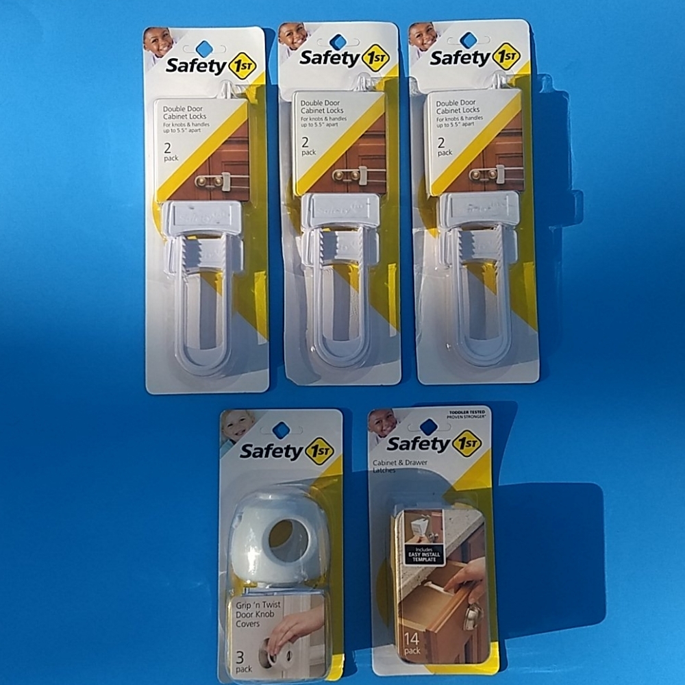 Child safety kit for drawers, doorknob, cupboards